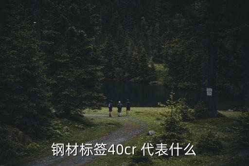 40cr，鋼材中的40cr是什么意思