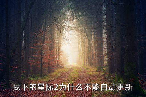 我下的星際2為什么不能自動更新