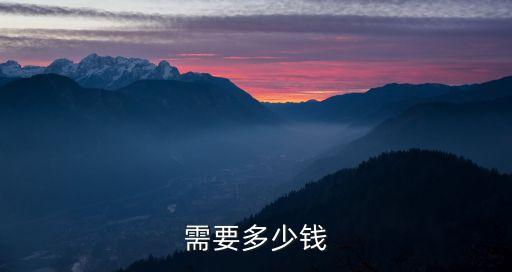 需要多少錢