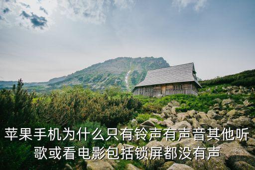 蘋果手機為什么只有鈴聲有聲音其他聽歌或看電影包括鎖屏都沒有聲