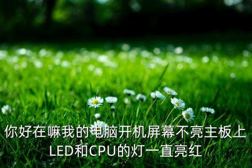 主板亮紅燈，你好在嘛我的電腦開(kāi)機(jī)屏幕不亮主板上LED和CPU的燈一直亮紅