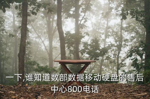 一下,誰知道數(shù)部數(shù)據(jù)移動(dòng)硬盤的售后中心800電話