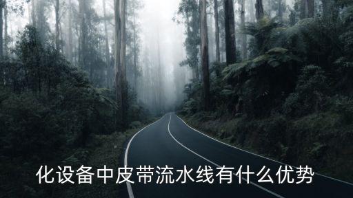 化設(shè)備中皮帶流水線有什么優(yōu)勢(shì)
