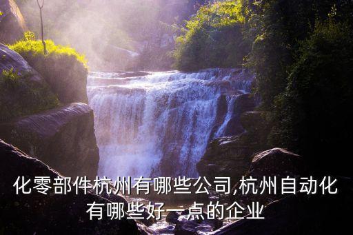 自動(dòng)化零部件杭州有哪些公司,杭州自動(dòng)化有哪些好一點(diǎn)的企業(yè)