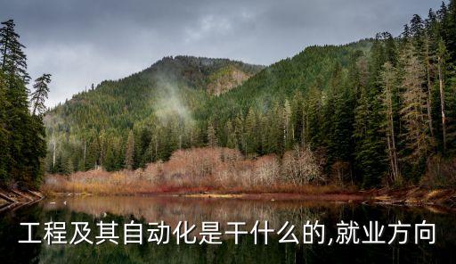 電氣自動化是干什么的就業(yè)方向啊,大專電氣自動化就業(yè)方向