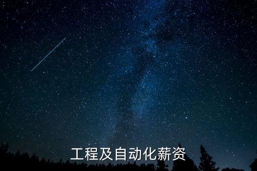工程及自動(dòng)化薪資