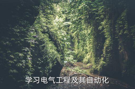 學(xué)習(xí)電氣工程及其自動化