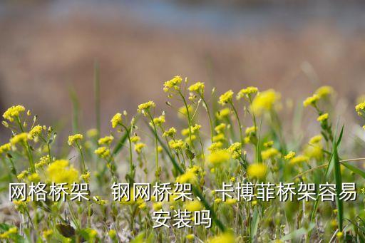 網(wǎng)格橋架、鋼網(wǎng)橋架、卡博菲橋架容易安裝嗎