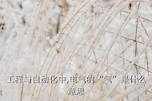 電氣自動(dòng)化氣管對(duì)稱重造成干擾,什么是自動(dòng)化設(shè)備?