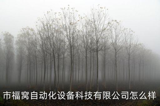 市福窩自動化設(shè)備科技有限公司怎么樣
