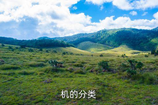 機(jī)的分類(lèi)