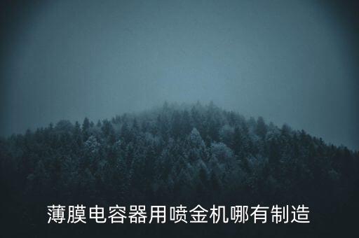 薄膜電容器用噴金機(jī)哪有制造