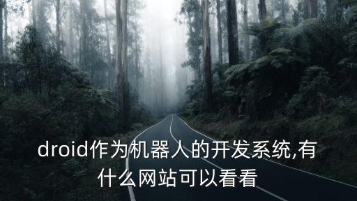 droid作為機器人的開發(fā)系統(tǒng),有什么網(wǎng)站可以看看