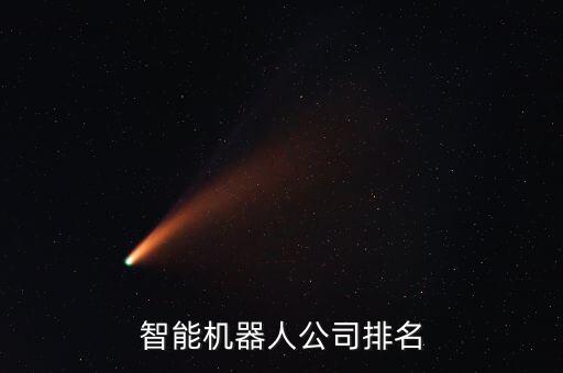 智能機(jī)器人公司排名