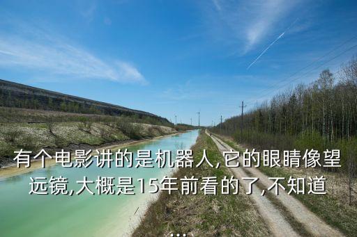 有個電影講的是機器人,它的眼睛像望遠鏡,大概是15年前看的了,不知道...