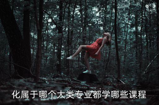 化屬于哪個大類專業(yè)都學(xué)哪些課程