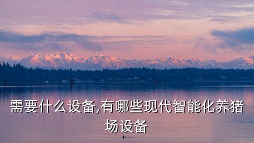 需要什么設(shè)備,有哪些現(xiàn)代智能化養(yǎng)豬場設(shè)備
