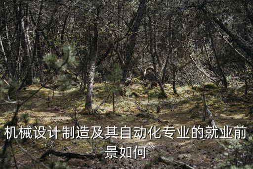 本科自動化專業(yè)畢業(yè)就業(yè)狀況,機械自動化專業(yè)你知多少?