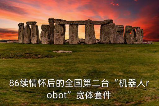 86續(xù)情懷后的全國第二臺“機器人robot”寬體套件