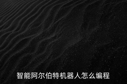 智能阿爾伯特機(jī)器人怎么編程