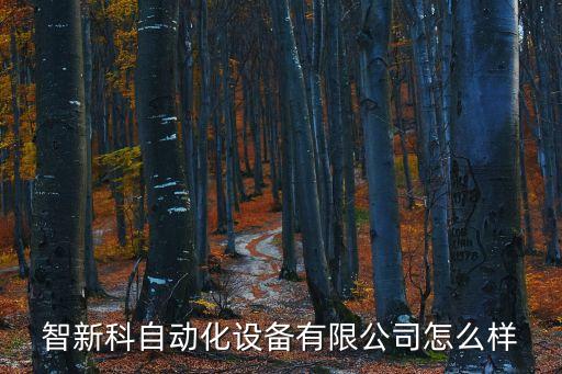 智新科自動(dòng)化設(shè)備有限公司怎么樣