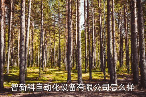智新科自動化設(shè)備有限公司怎么樣
