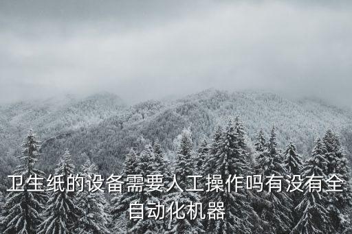衛(wèi)生紙的設(shè)備需要人工操作嗎有沒有全自動(dòng)化機(jī)器