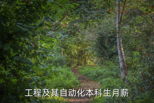 工程及其自動(dòng)化本科生月薪