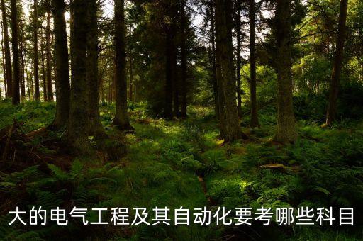 川大電氣自動化考高數(shù)幾,電氣自動化技術(shù)考試分數(shù)是多少?