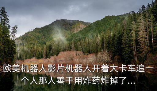 歐美機(jī)器人影片機(jī)器人開著大卡車追一個(gè)人那人善于用炸藥炸掉了...