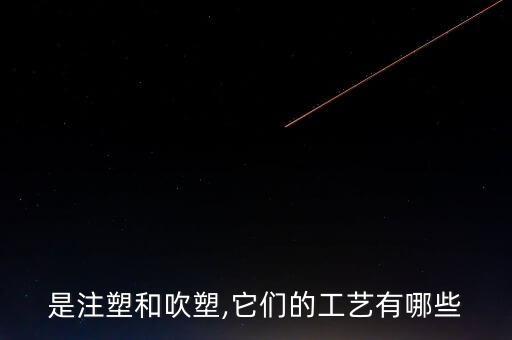 是注塑和吹塑,它們的工藝有哪些