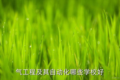 氣工程及其自動(dòng)化哪些學(xué)校好
