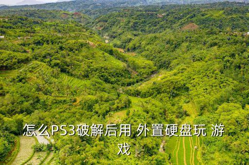 怎么PS3破解后用 外置硬盤玩 游戲