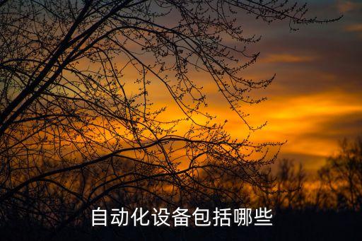 自動化設(shè)備包括哪些