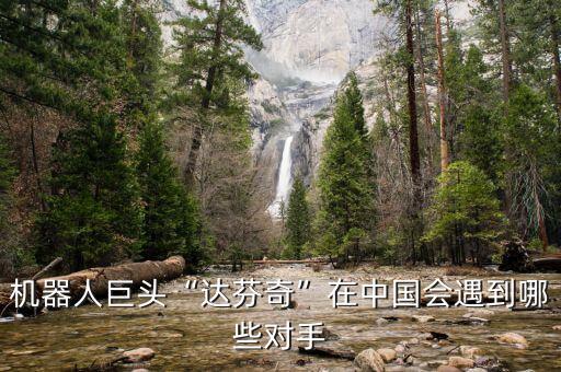 機(jī)器人巨頭“達(dá)芬奇”在中國會(huì)遇到哪些對手