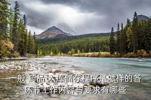 一般 藥品 入庫(kù)儲(chǔ)存程序是怎樣的各環(huán)節(jié)工作內(nèi)容與要求有哪些
