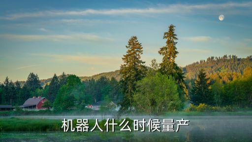 機器人什么時候量產(chǎn)