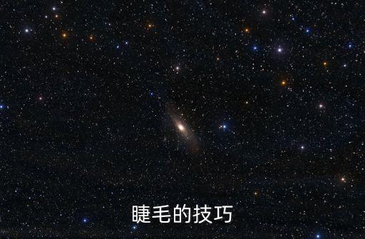 睫毛的技巧