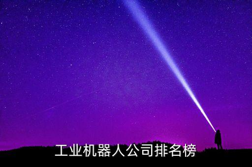 世界機(jī)器人公司排行榜,沈陽機(jī)器人企業(yè)排名