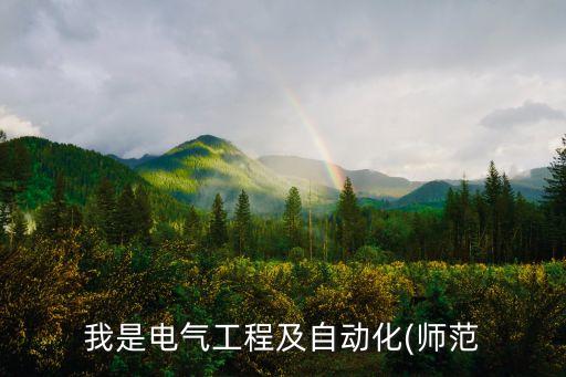 我是電氣工程及自動化(師范