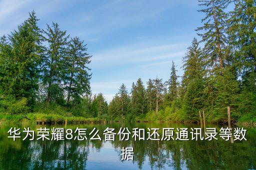 華為榮耀8怎么備份和還原通訊錄等數(shù)據(jù)
