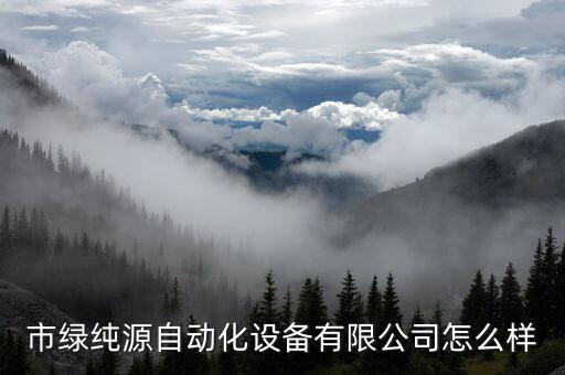 市綠純?cè)醋詣?dòng)化設(shè)備有限公司怎么樣