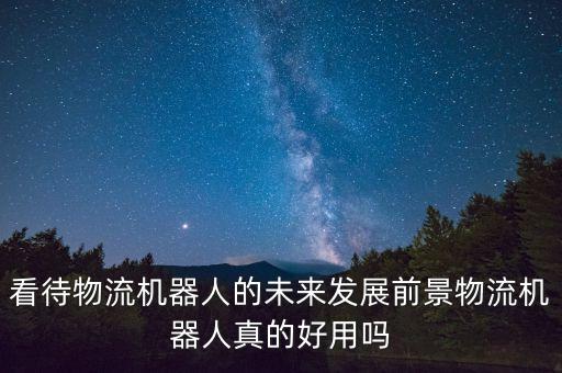 看待物流機器人的未來發(fā)展前景物流機器人真的好用嗎