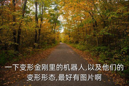 大黃蜂機(jī)器人圖片《變形金剛》里有哪些機(jī)器人?