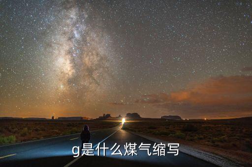 g是什么煤氣縮寫