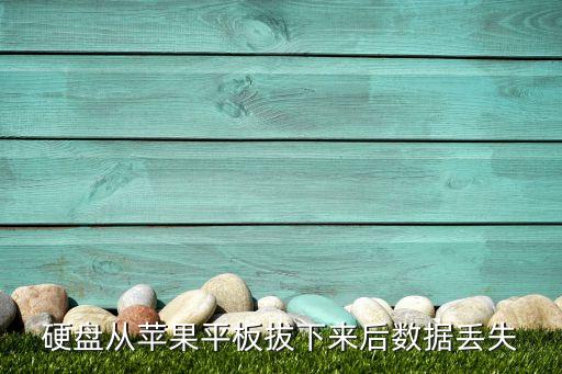 硬盤從蘋果平板拔下來后數(shù)據(jù)丟失