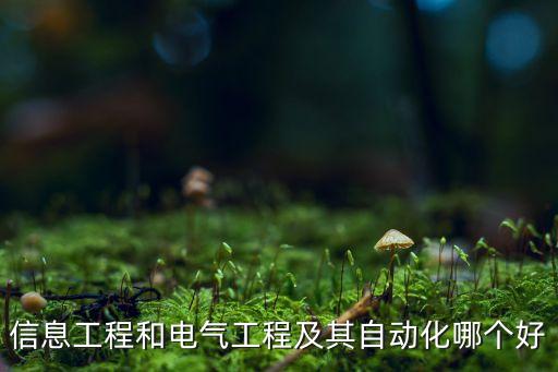 信息工程和電氣工程及其自動(dòng)化哪個(gè)好