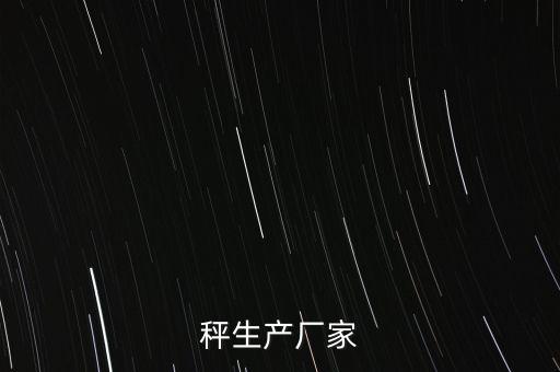 秤生產(chǎn)廠家