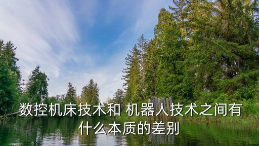  數(shù)控機(jī)床技術(shù)和 機(jī)器人技術(shù)之間有什么本質(zhì)的差別