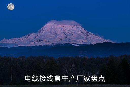 電纜接線盒生產(chǎn)廠家盤點(diǎn)